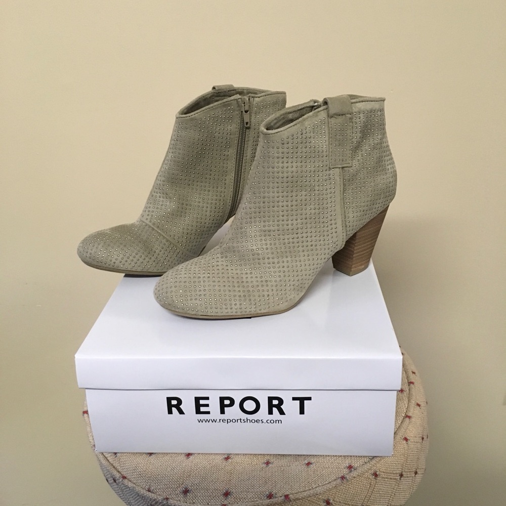 🎉HP x2🎉 New 8.5 Report Round Stud Ankle Boots Shoes